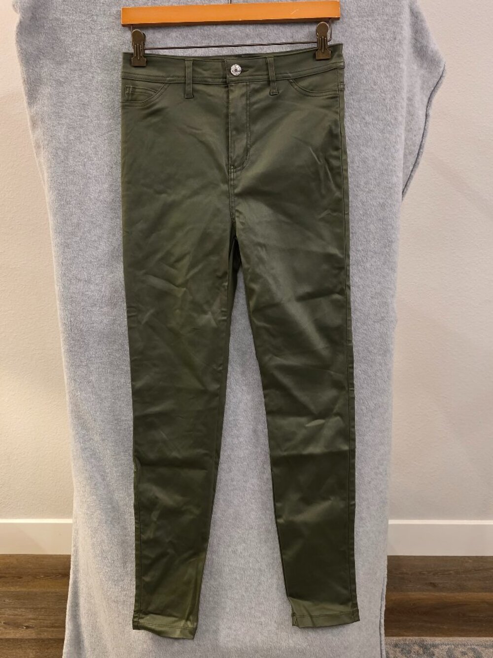 Love Tree Denim Olive Green Skinny Pant